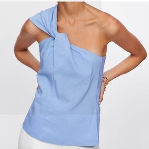 Ann Taylor Factory Knotted Asymmetric Top